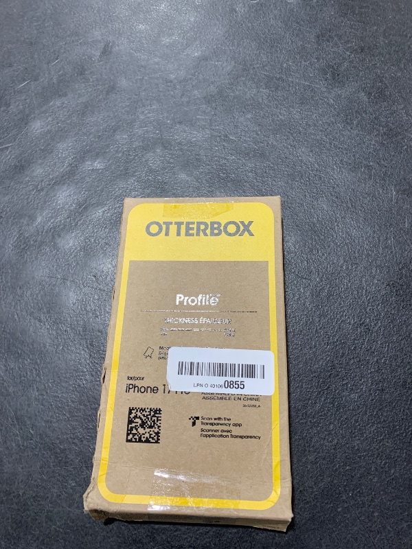 Photo 1 of OtterBox iPhone 17 Pro Profile Series Case - Black Crystal