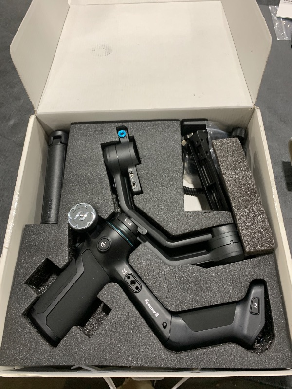 Photo 1 of FeiyuTech SCORP 3 Gimbal Stabilizer for Camera, Built-in AI Tracking Sensor & Detachable Remote Control, 3.5KG Payload Camera Stabilizer with Touch Screen, Vertical Shooting