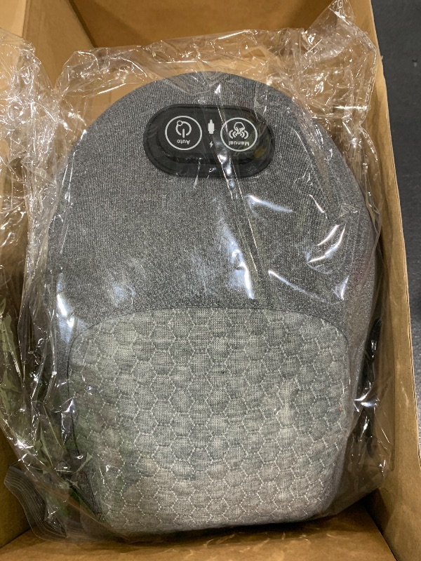 Photo 1 of Triple Fusion Back Massager with Stretching, Vibration and Heat, 3-in-1 Electric Lumbar Pillow for Lower Back Tension Relief, Deep Tissue Relaxation Massage for Home, Office, Bed, Sofa, and Car Use