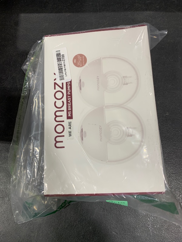 Photo 1 of Momcozy M5 Breast Pump & A1 Lactation Massager Combo -Wearable Breast Pump with Double-Sealed Flange (3 Modes/9 Levels) + 2-in-1 Lactation Massager (Heat & Vibration) for Clogged Ducts & Milk Flow