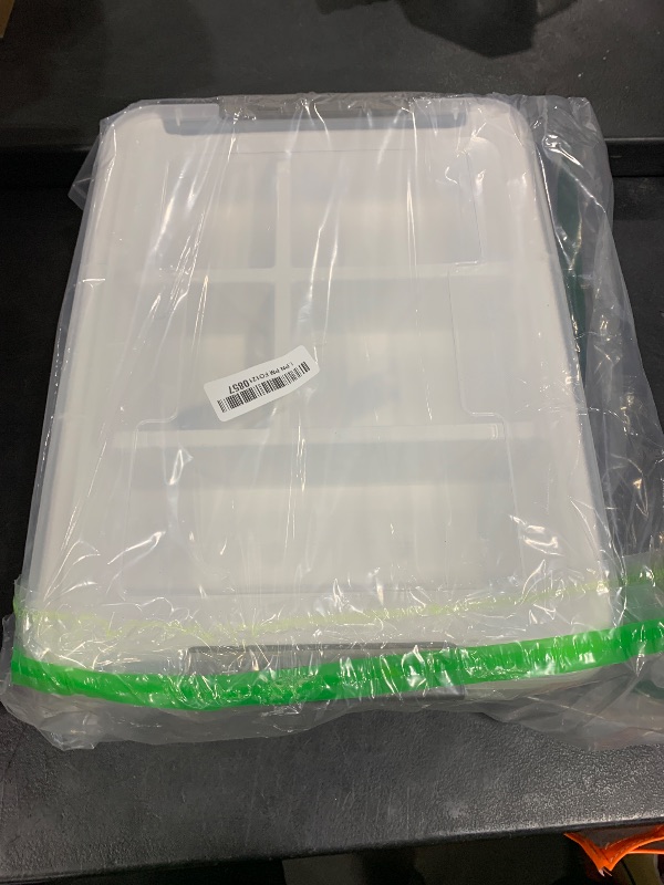 Photo 1 of Citylife 17 QT Plastic Storage Box with Removable Tray Craft Organizers and Storage Clear Storage Container for Organizing Bead, Tool, Sewing, Playdoh