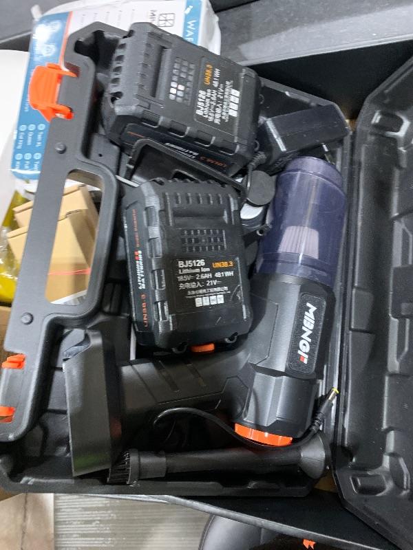 Photo 1 of MBNGF Car Vacuum Portable Cordless,35000PA High Power Suction & Blower, Cordless Handheld Vacuum Cleaner for Car, Home, Office, Pet(Stellar Black)