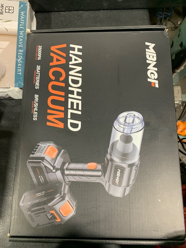 Photo 1 of MBNGF Car Vacuum Portable Cordless,35000PA High Power Suction & Blower, Cordless Handheld Vacuum Cleaner for Car, Home, Office, Pet(Stellar Black)