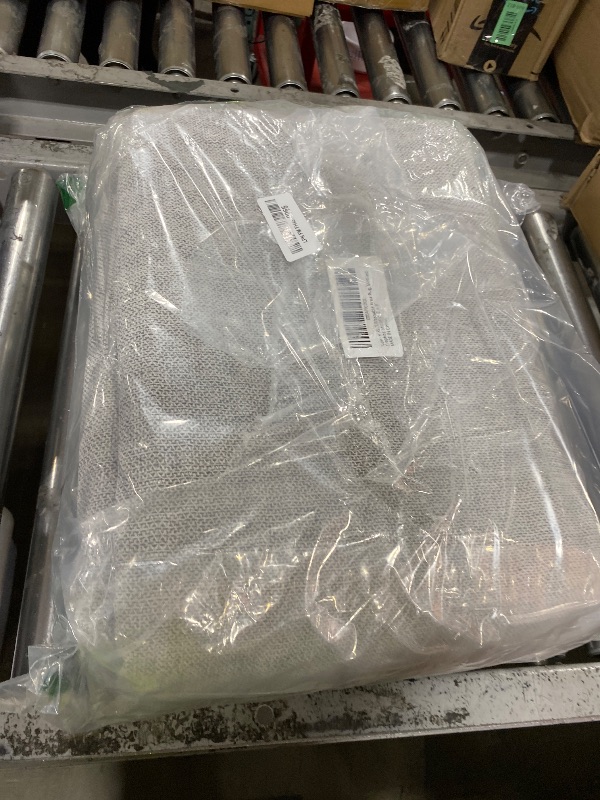 Photo 1 of HIRUG Washable Area Rug, Mottled, Graphite and Mist, 6' x 9'