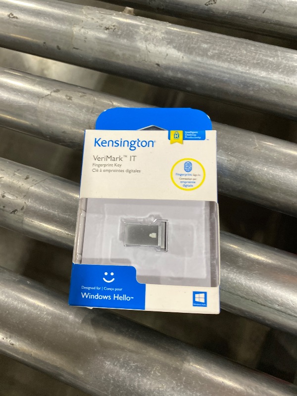 Photo 1 of Kensington VeriMark™ Gen2 USB-A Fingerprint Key Reader - Windows Hello & Windows Hello for Business, Tap and Go, Anti-Spoofing (K64704WW)