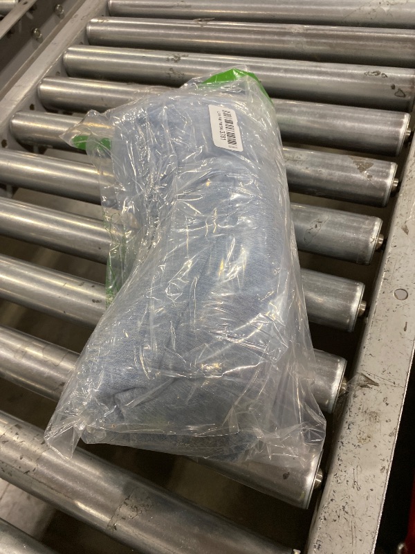 Photo 1 of Buckwheat Neck Support Pillow Cervical Neck Cylinder Bolster Pillow,Buckwheat Hulls Adjustable Roll Pillow,Neck Pain Relief for Back and Side Sleepers Round Pillows for Lunch Break blue, 6*15 inch