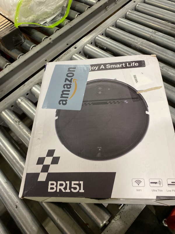 Photo 1 of Robot Vacuum and Mop Combo, 2-in-1 Mopping Robot Vacuum Cleaner with 2300Pa Suction, 2.87'' Slim Design, Wi-Fi/App/Voice Control, 3D Obstacle Avoidance&Self-Charging for Hard Floors, Carpets, Pet Hair