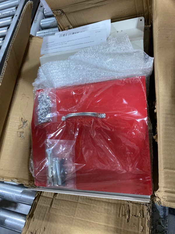 Photo 1 of KHEARPSL Galvanized Automatic Dog Feeder Large Breed Dog Food Dispenser for Large Dogs, 25lbs Outdoor Pets Feeder Gravity Food Feeder