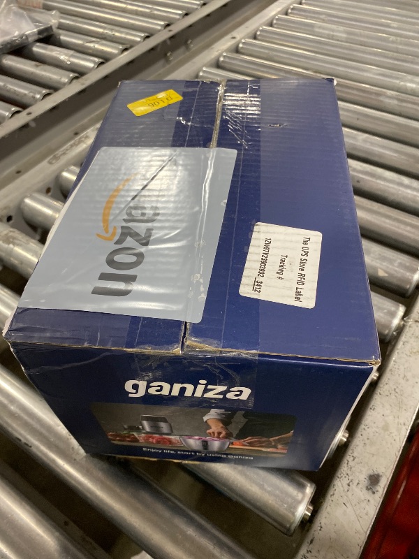 Photo 1 of GANIZA Food Processors, Electric Food Chopper with Meat Grinder & Vegetable Chopper - 2 Bowls (8 Cup+8 Cup) with Powerful 450W Copper Motor - Includes 2 Sets of Bi-Level Blades for Fruits/Meat/Nuts