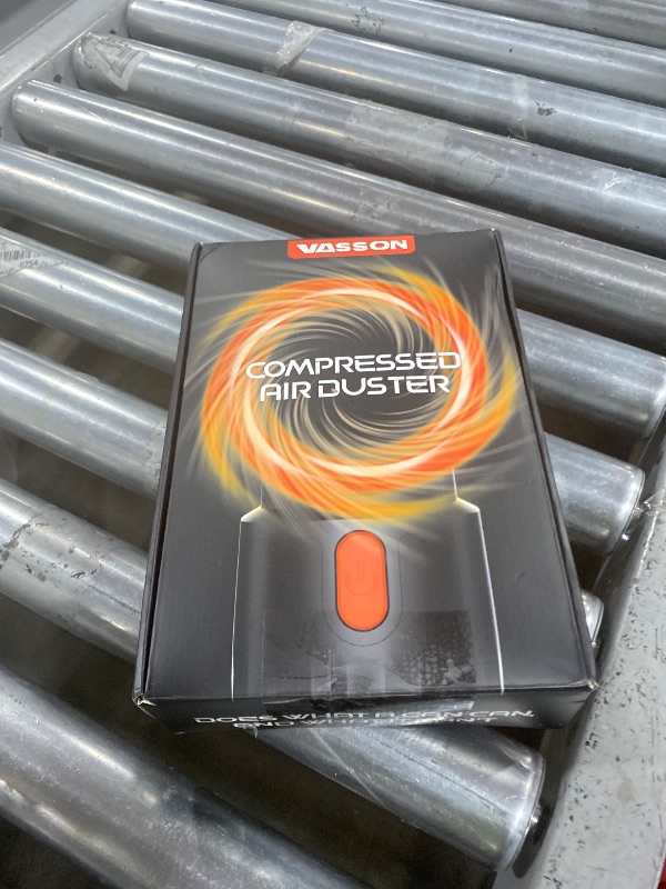 Photo 1 of Compressed Air Duster, 260000RPM Cordless Electric Air Blower with Brushless Motor, 3-Speed Adjustable & Rechargeable – Powerful Dust Cleaner for Keyboard, Computer, Car, Outdoor, Air Bed