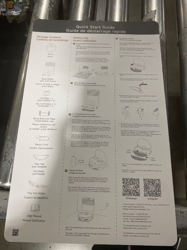 Photo 1 of DREAME D20 Pro Plus Robot Vacuum, 13,000Pa Suction, DuoBrush for Pet Hair, Corner Cleaning, Self Emptying, LDS Navigation Laser Avoidance, Vacuum Mop, Hard Floors&Carpets, 5,200mAh Battery White