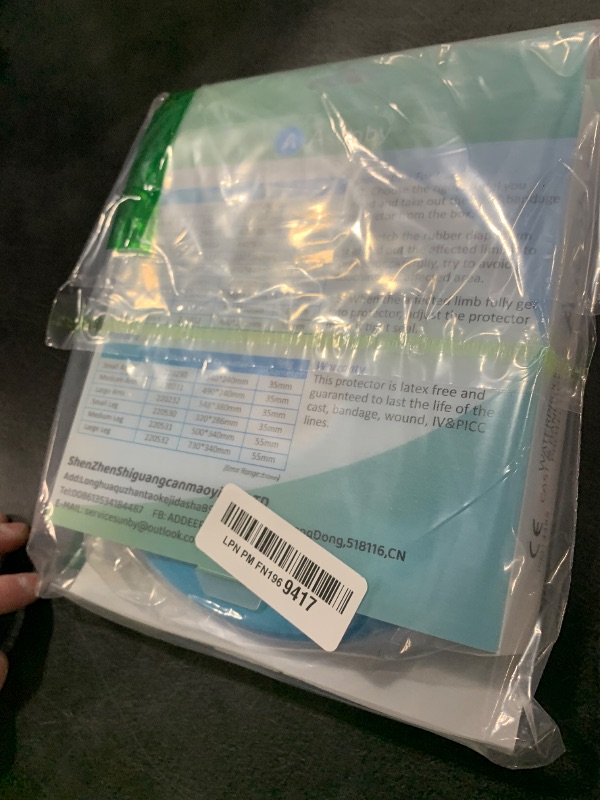 Photo 1 of Asunby Cast Covers for Shower Leg Adult Waterproof full Leg Protector Shower Bandage Wound Showering for Broken Leg Knee Foot Ankle Wound Burns Care Supplies, After Surgery Gifts,Reusable