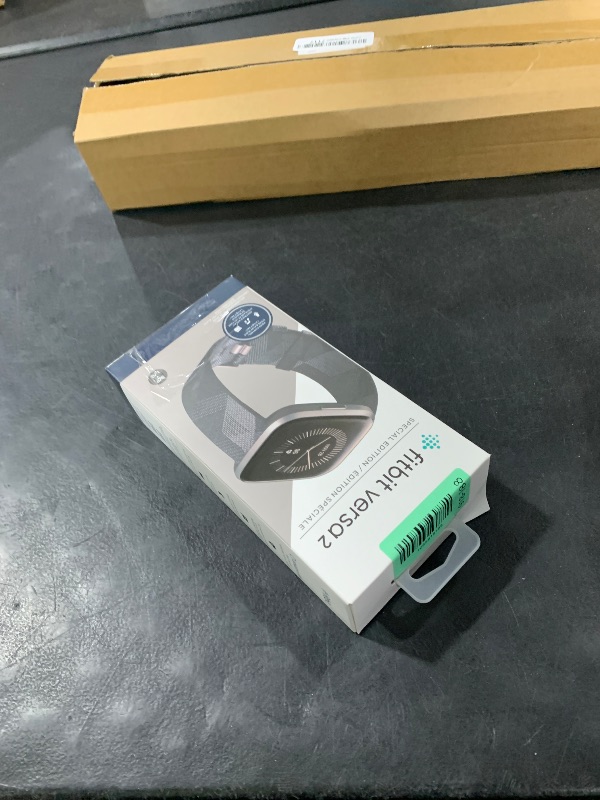 Photo 1 of Fitbit Versa 2 Special Edition Health and Fitness Smartwatch with Heart Rate, Music, Alexa Built-In, Sleep and Swim Tracking, Smoke Woven/Mist Grey, One Size (S and L Bands Included)