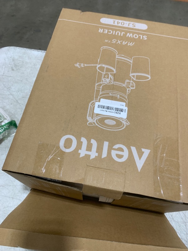 Photo 1 of Cold Press Juicer, 5.8" Extra Large Wide Mouth, Aeitto Slow Juicer Machines, High Juice Yield, Fit Whole Vegetables & Fruits, Professional Juice Extractor Machine,Self Feeding, Easy to Clean