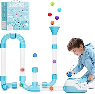 Photo 1 of Air-Powered STEM Building Toys - Bluetooth Learning Toys with Wireless Music Play, Rechargeable & Play While Charging, STEM Toys for 3+ Year Old, Kids Toys Birthday Gifts for Kids

