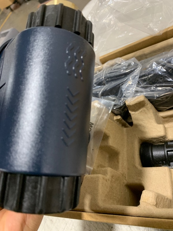 Photo 1 of Moen Flo Smart Water Monitor and Automatic Shutoff Sensor, Wi-Fi Water Leak Detector for 3/4-Inch Diameter Pipe, 900-001