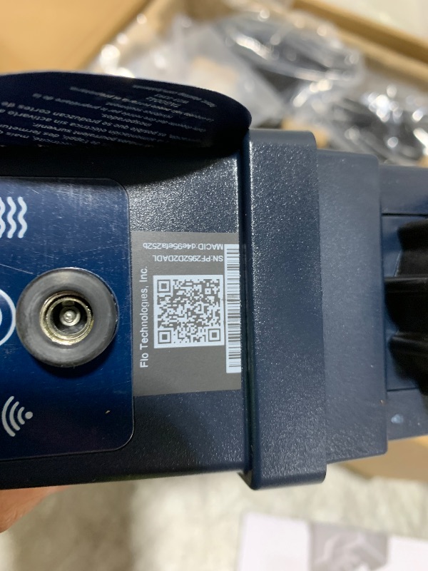 Photo 1 of Moen Flo Smart Water Monitor and Automatic Shutoff Sensor, Wi-Fi Water Leak Detector for 3/4-Inch Diameter Pipe, 900-001