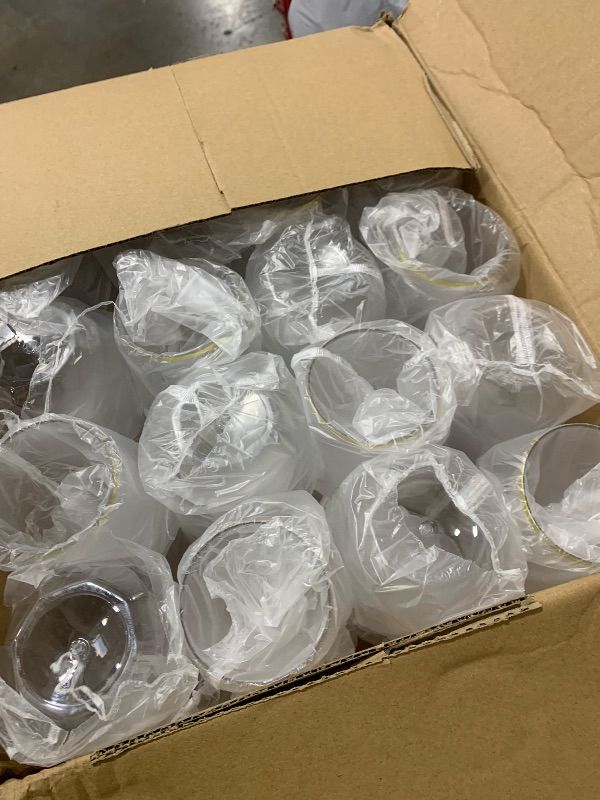 Photo 1 of 100 Pack Plastic Champagne Flutes Gold Rim Disposable Champagne Glasses, 4.5 Oz Mimosa Cocktail Toasting Cups Bulk for Valentine Day Party Supplies Wedding Bar, Copas De Plastico Para Brindis