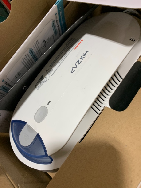 Photo 1 of HIXZAP Smart Window Cleaning Robot with bidirectional ultrasonic Spray & 85ml Tank - Automatic Edge Detection, 2400-3200pa Strong Suction, Anti-Drop Protection for Effortless Cleaning