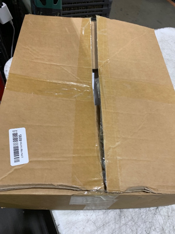 Photo 1 of alentar Large-Size Portable Laptop Rolling Desk with Wheels, Adjustable Height and Tilt Top Stable Mobile Over-Bed Table for Home Use - Brown