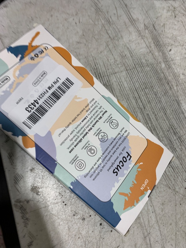 Photo 1 of LOVE 3000 Designed for iPhone 13 Pro Max Case, Premium Silicone with [Soft Anti-Scratch Microfiber Lining] Shockproof Protective Phone Case for Men Women Girls 6.7", White