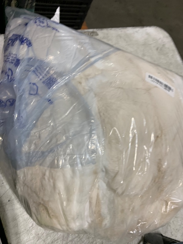 Photo 1 of VFROO Faux Rabbit Fur Throw Blanket – 850GSM Thick & Warm, Ultra Soft Plush Blanket for Couch, Bed, Sofa, Ideal Gift for Women, 60" × 80", Beige