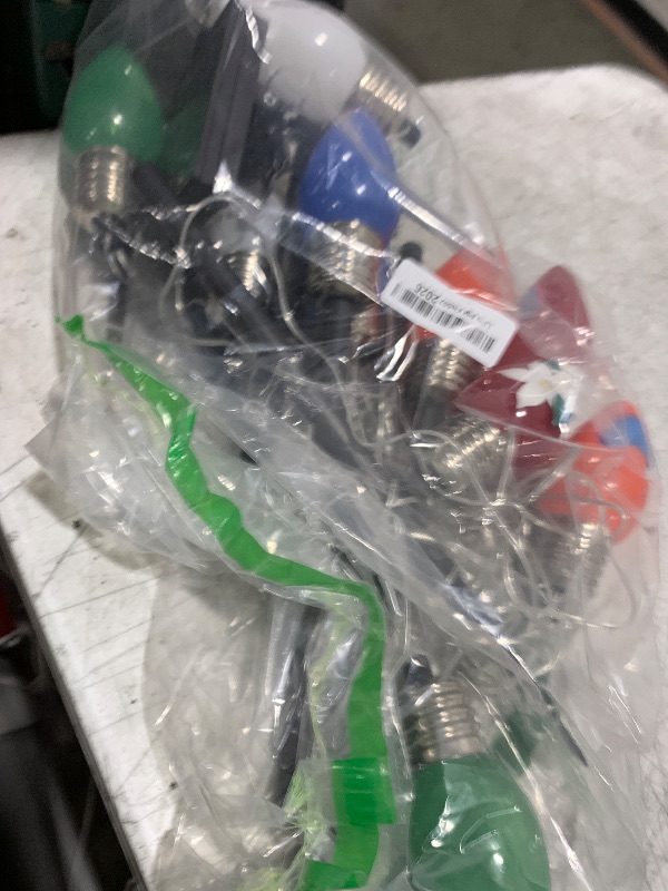 Photo 1 of 10 Pack Large C9 Christmas Decorations Outdoor Waterproof, Solar C9 Christmas Lights Outdoor with 2 Modes, Solar Pathway Lights for Outside Party Yard Lawn Patio Walkway Xmas Decoration (Multicolor)