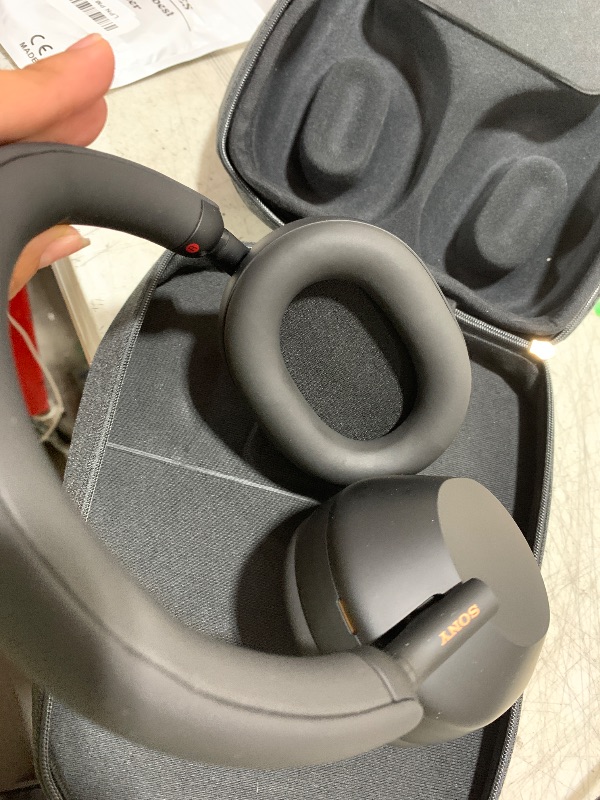 Photo 1 of Sony Premium Noise Canceling Headphones, Auto NC Optimizer, 30-Hour Battery, Alexa Voice Control, Black