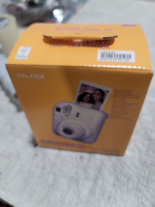 Photo 1 of Fujifilm Instax Mini 12 Instant Camera - Lilac Purple