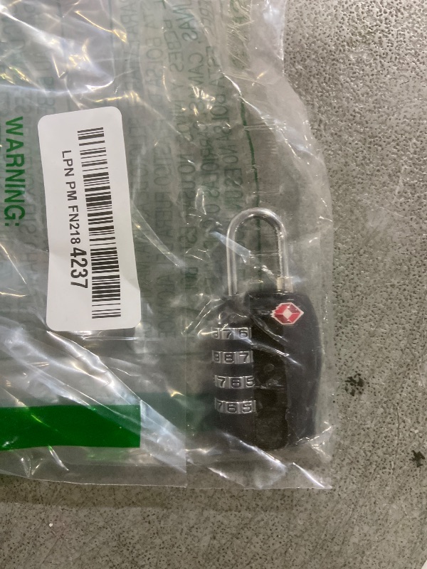 Photo 1 of 1 Pack TSA Approved Gun Case Lock for Pistol Cases, 4 Digits Travel Lock Combo Padlocks for Small Hard Cases, Carrying Cases, Combination TSA Lock for Gym Lockers, Luggage, Cabinets, Backpacks