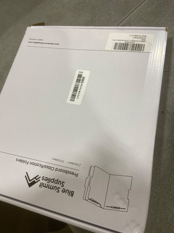 Photo 1 of 10 Letter Size Gray Green Classification Folders - 2 Divider - 2 Inch Tyvek Expansions - Durable 2 Prongs Designed to Organize Standard Medical Files, Office Reports - Letter Size, Green, 10 Pack