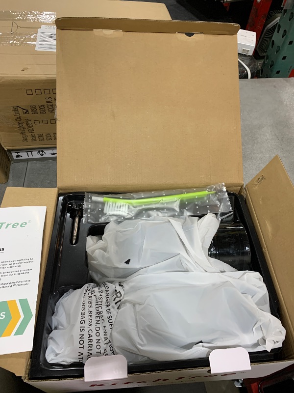 Photo 1 of KITCHTREE Masticating Juicer Attachment for KitchenAid Stand Mixer, 4.2" Large Feed Chute Fit Whole Vegetables & Fruits, Slow Cold Press Juicing, Includes 2 * 28oz capacity cups