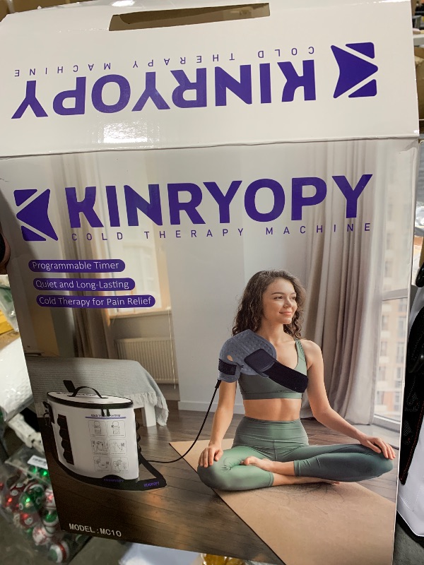 Photo 1 of Cold Therapy Machine for Shoulder with Programmable Timer, Portable Ice Machine for Shoulder After Surgery, Lightweight Replacement Recovery System, Cryotherapy Pain Relief w/Compression Pad