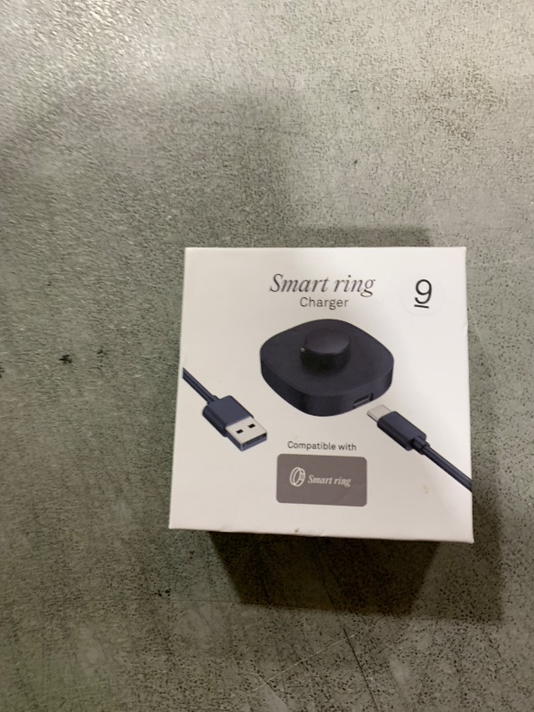 Photo 1 of Ronzeste Charger for Oura Ring Gen3 - Size 9 - Fast Charging Dock with USB-C Cable Compatible with Oura Ring Gen3 | Full Battery Charge in 60-90 Minutes - Black