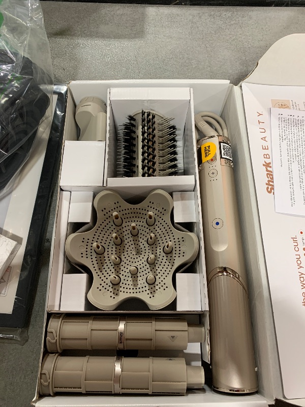 Photo 1 of Shark HD435 FlexStyle Air Styling & Drying System, Powerful Hair Blow Dryer & Multi-Styler with Auto-Wrap Curlers, Curl-Defining Diffuser, Oval Brush, & Concentrator Attachment, Stone