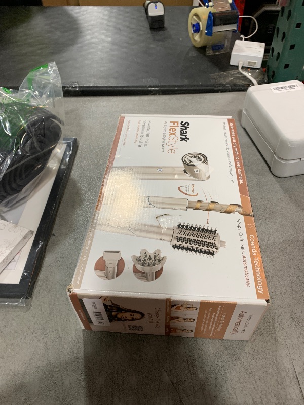 Photo 1 of Shark HD435 FlexStyle Air Styling & Drying System, Powerful Hair Blow Dryer & Multi-Styler with Auto-Wrap Curlers, Curl-Defining Diffuser, Oval Brush, & Concentrator Attachment, Stone