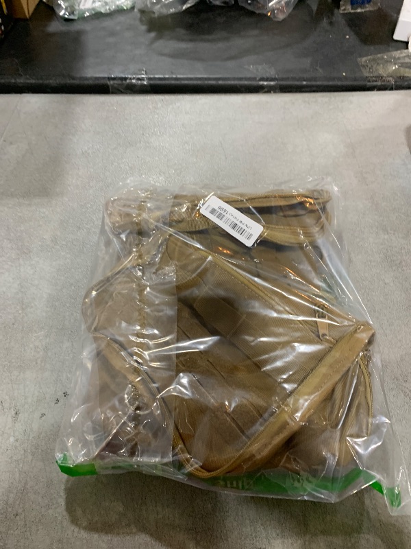 Photo 1 of Prokva Tactical Toiletry Travel Bag for Men, Hanging Dopp Kit Hygiene Bag Shower Organizer with Hook for Toiletries and Shaving Care, Khaki (Empty Bag)