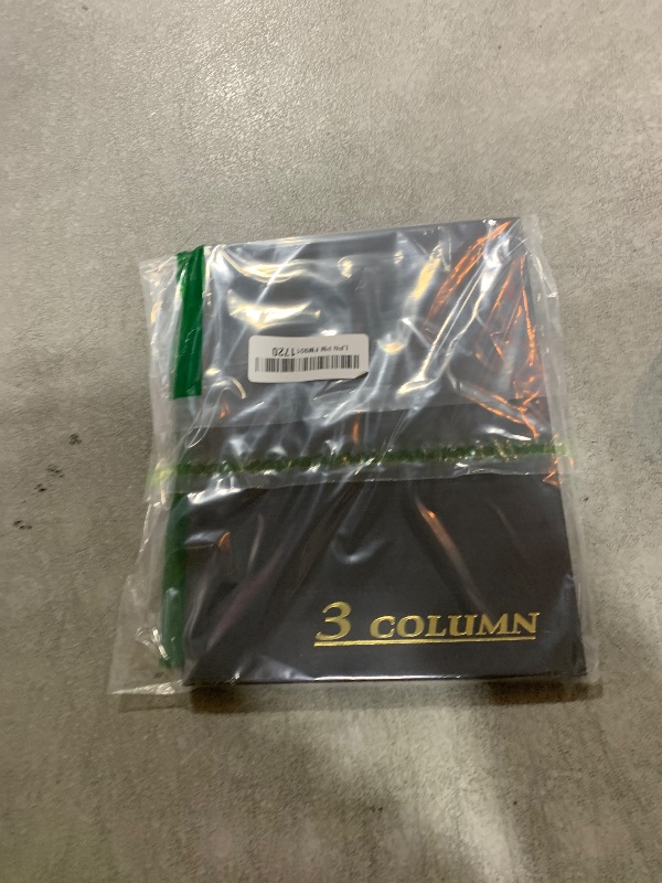 Photo 1 of Adams Account Book, 7 x 9.25 Inches, Black, 3-Columns, 80 Pages (ARB8003M)