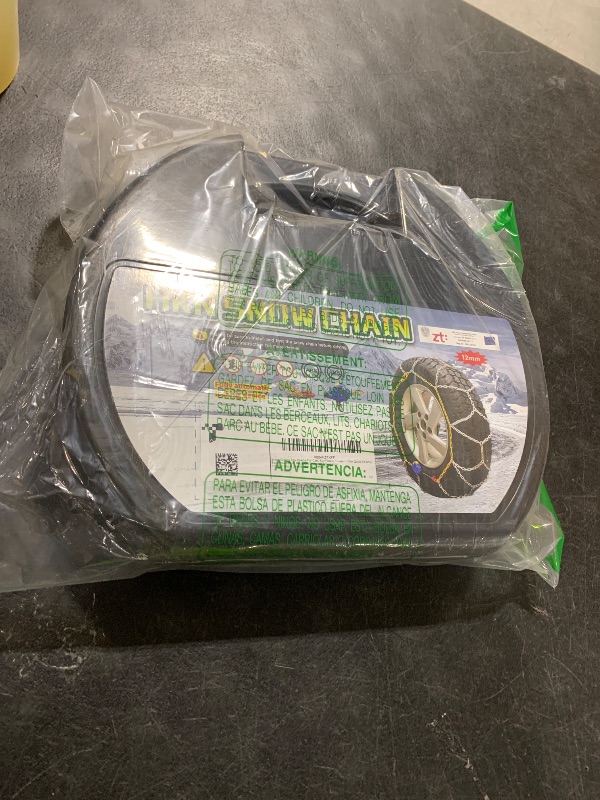 Photo 1 of Auto Tightening Snow Chains Tire Chains For Cars Suv Pickup Trucks - Auto Tightening 1 Min Quick Fit AND Easy Installation, Reusable Universal Emergency Traction Snow Chains - Set of 2?HKN100?