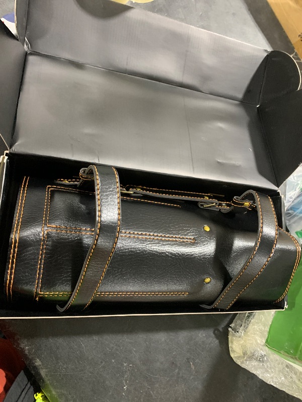 Photo 1 of HOSHANHO Butcher Knife Set, Hand Forged Butcher Chef Knife Set with Roll Bag, Sharp Meat Cleaver Knife & Bone Chopper Knives & Fillet Knives for Home & Camping & BBQ Gift for Men