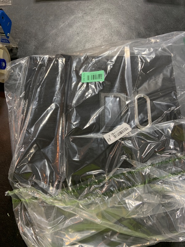 Photo 1 of Hleelomi Collapsible File Box with Lid & Plastic Slide - Hanging Document Organizer for Office/Home, 14.96x12.6x10.83 Inch,Decorative Home File Bin,Black, 1 Pack (No Folders Included)