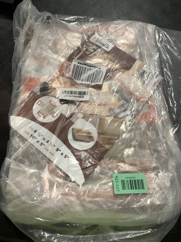 Photo 1 of 100 Pcs Unbleached Parchment Paper & 1 Pcs Silicone Loaf Pan Liner Set - Non-Stick Precut 9’’x5’’Bread Baking Sheets & Reusable Sourdough Sling with 4 Handles