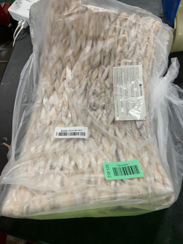 Photo 1 of Lanpn Natural Rattan Christmas Tree Collar 24 inch, Decorative Wicker Woven Tree Skirt Ring Stand Base Cover Rustic Farmhouse for Small mini Pencil Silm Artificial Trees Xmas Decor (White)