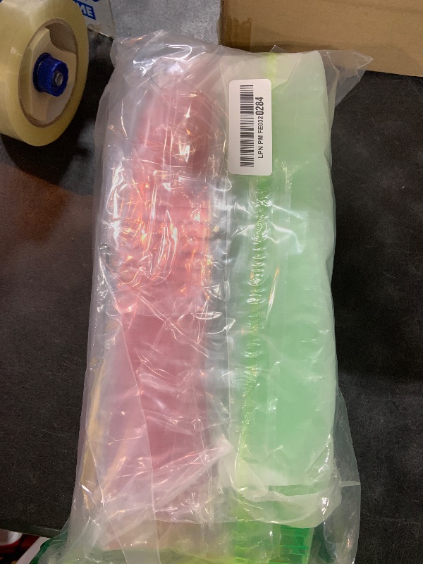 Photo 1 of 100 Pack 5 oz Christmas Plastic Mini Dessert Cups Clear Small Disposable Shooters Red and Green Square Mousse Bowls Drinking Cups for Fruit Pudding Mousse Xmas Wedding Birthday Holiday Party Supplies