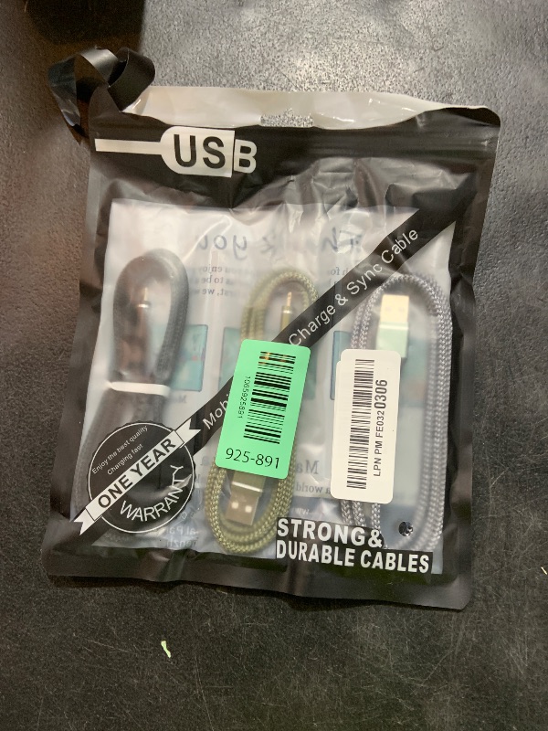 Photo 1 of [Apple MFi Certified] iPhone Charger Fast Charging 3-Pack 3FT Lightning Cable Nylon Braided iPhone Charger Cord Compatible with iPhone 14 13 12 11 Pro Max XR XS X 8 7 6 Plus SE iPad and More 3FT