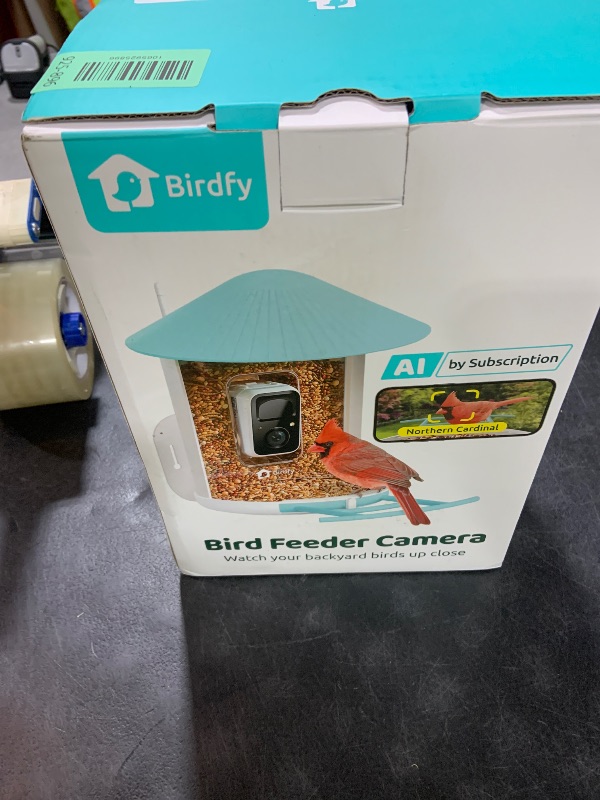 Photo 1 of NETVUE by Birdfy Smart Bird Feeder with 2K AI Camera, Auto Capture Videos & Motion Detection, Live Steam, Wireless Wildbird Watching, Ideal Gift for Outdoor Backyard Birder(AI by Subscription)
