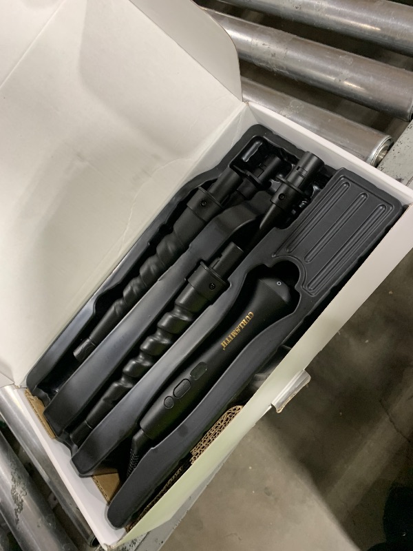 Photo 1 of Curlsmith Defrizzion Curl Reviving Wand - Revives & Defines Curls, Dry Styling with Minimal Heat & 4 Different Attachments - For All Curls, Coils & Waves