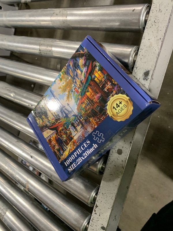 View 2 of 1000 Pieces Puzzle for Adults - Charming Paris Puzzle for Adults Children - Recycled Paper Jigsaw Puzzle 1000 Pieces - Fun and Challenging Family Game Great Gift Idea, Finished Size is 28 * 20 in