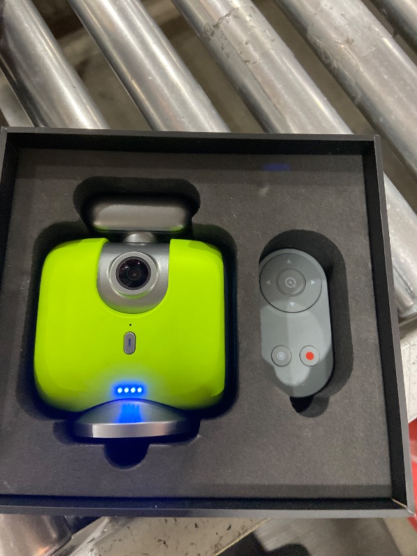 Photo 1 of XbotGo Chameleon AI Auto Sports Action Camera - 4K 60FPS Soccer Camera and Basketball Tracking Camera for Team Sports, Live Streaming, No Subscription, Works with iOS & Android (Lemon Green)