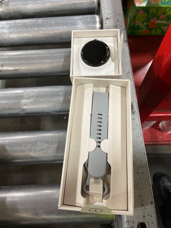 Photo 1 of Google Pixel Watch 3 (45mm) 2024 Model - Android Smartwatch, Heart Rate Tracking, Fitbit Advanced Running, Fitness Insights, 24-Hour Battery - Matte Hazel Aluminum Case - Hazel Band - Wi-Fi